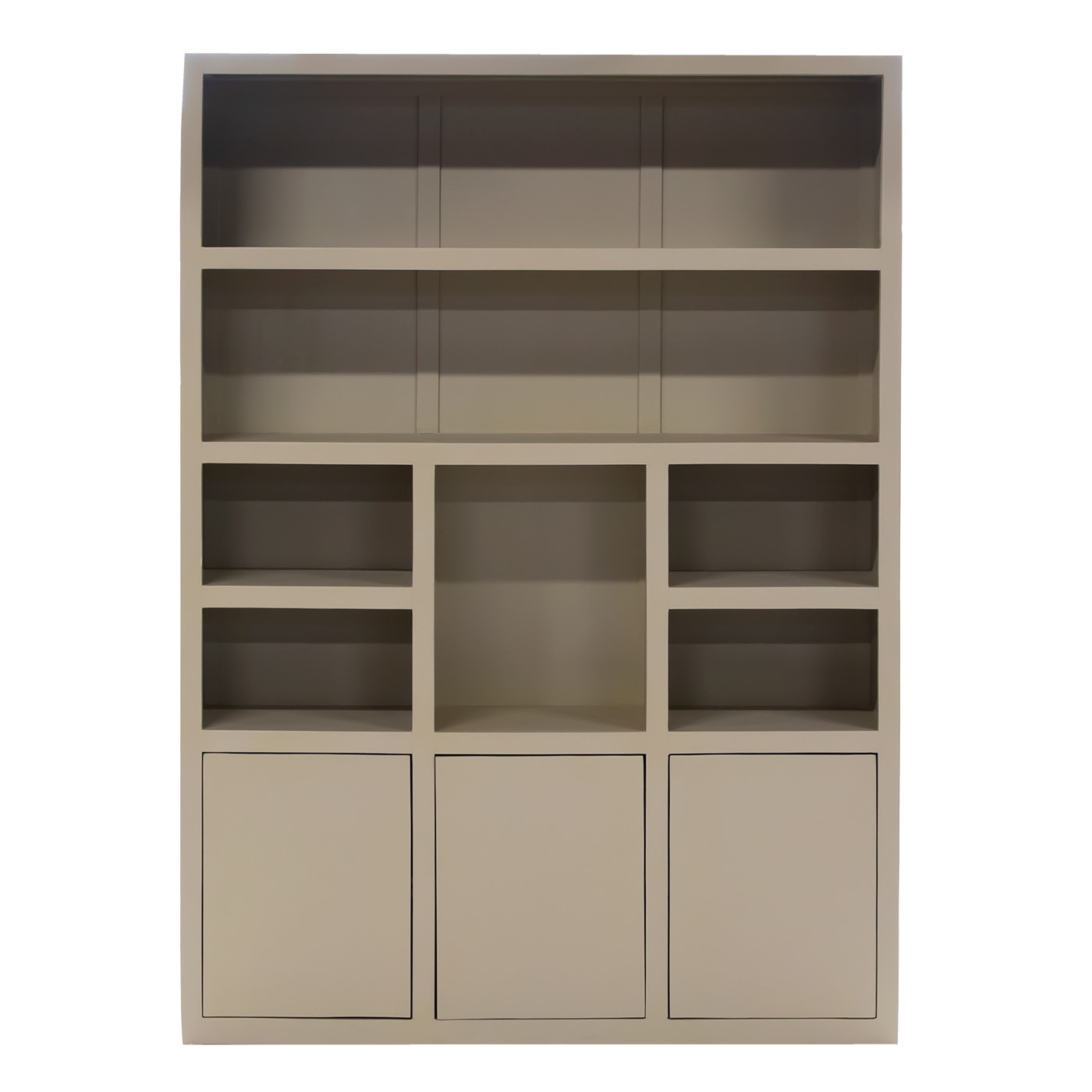 Wandschrank Bücherregal XL beige 160 x 220 cm