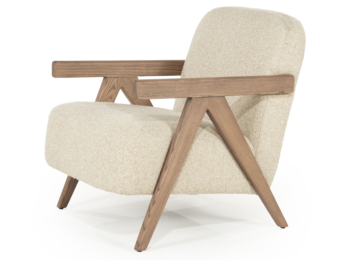 Sessel Francis beige Clubsessel Fernsehsessel