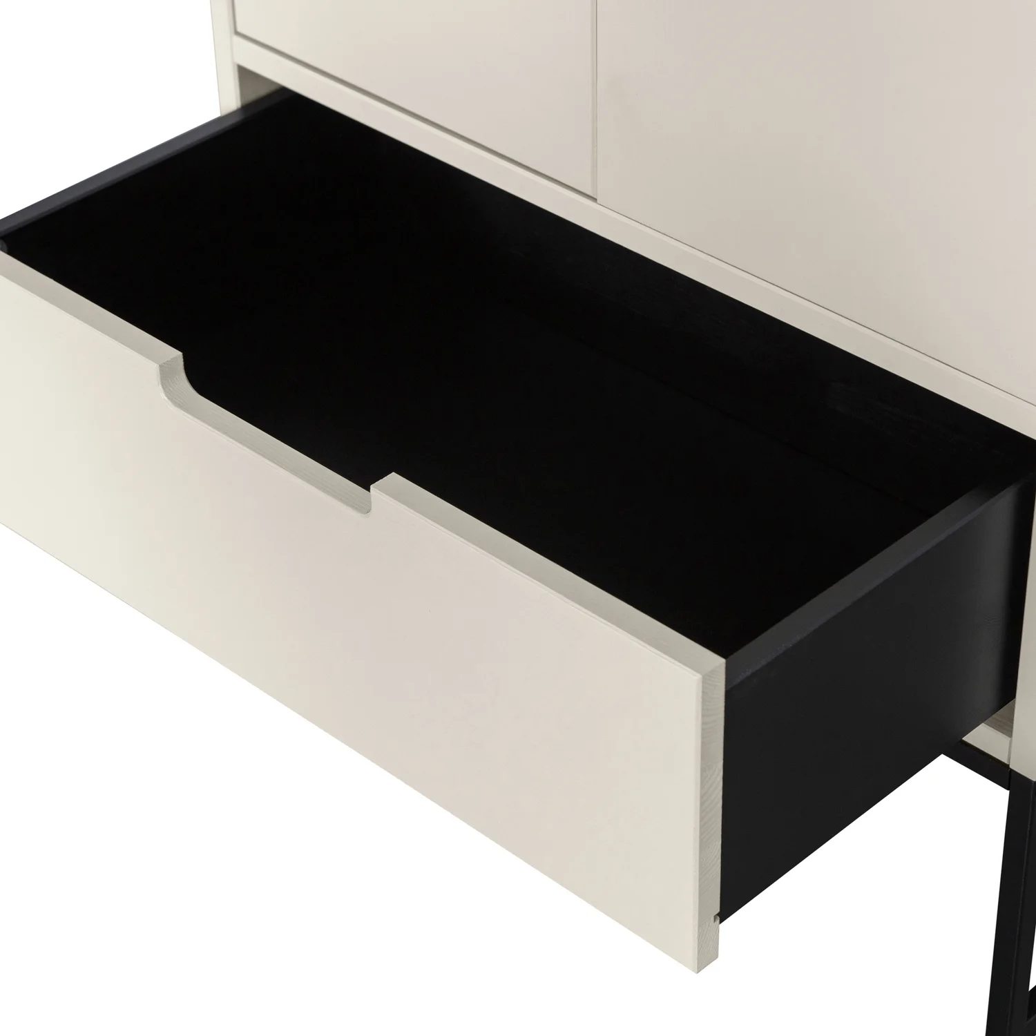 Hochschrank Schrank Silas H 210 cm Kiefernholz staubgrau