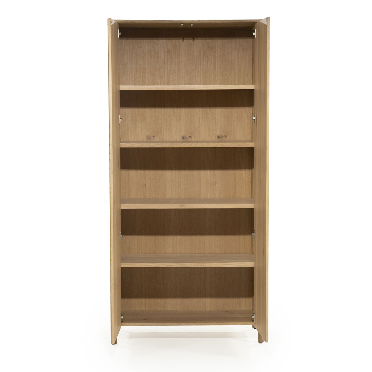 Highboard Jake mit 2 Türen Eiche Holz Furnier hellbraun