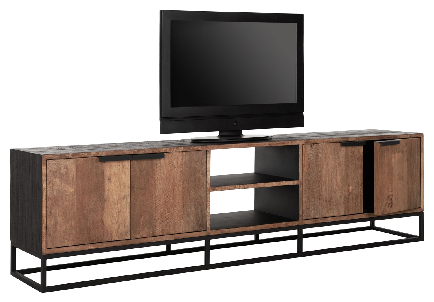DTP Home TV Möbel Cosmo No.2 large Teakholz Metall