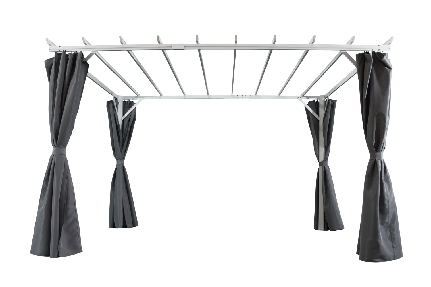 Pergola Gartenpergola Piode 360 x 303 cm weiß
