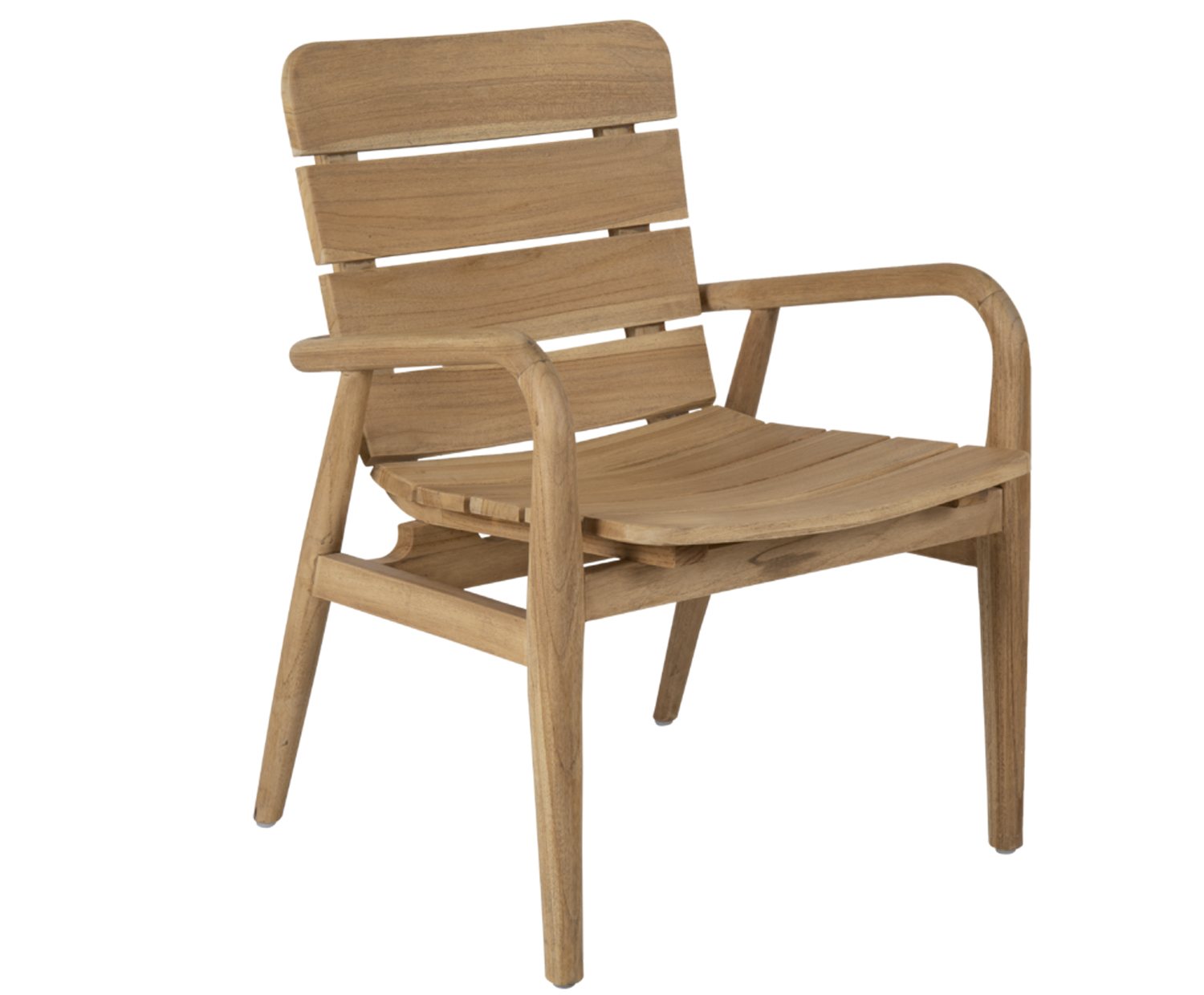 PREMIUM Gartenstuhl Lilja Sessel Teakholz natur