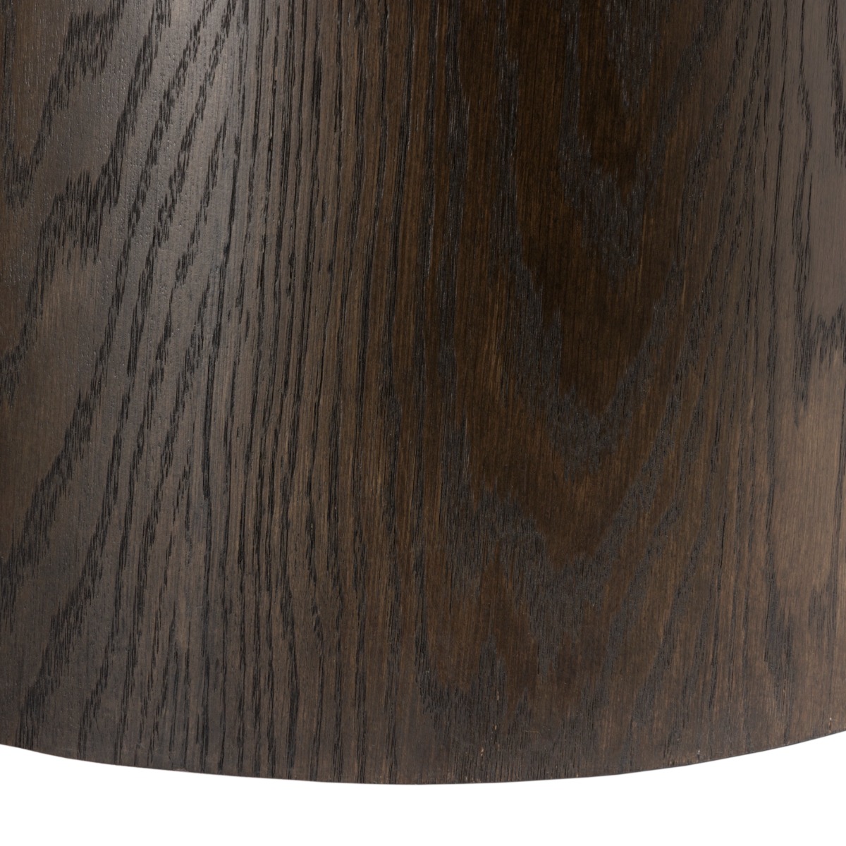 Couchtisch Novero oval 120 x 70 cm Eichenholzfurnier Espresso braun