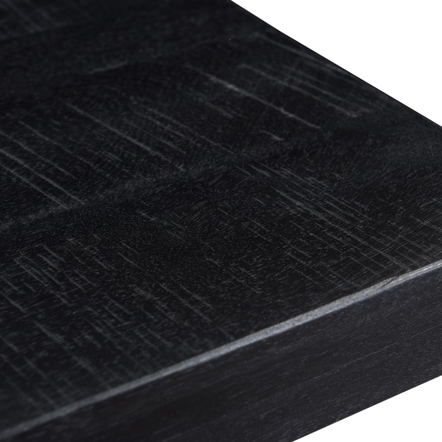 Esstisch Kala  200 x 100 cm Mangoholz schwarz