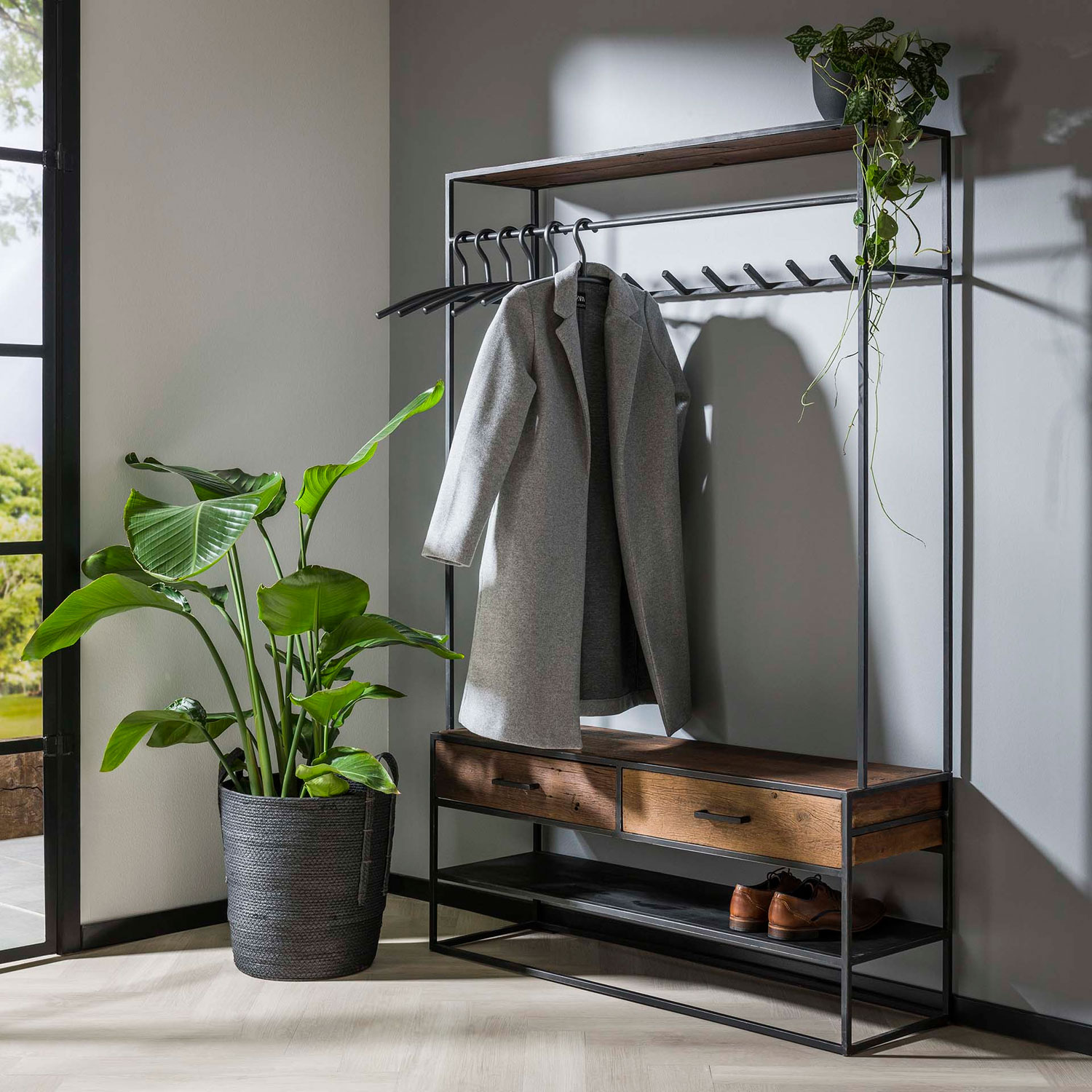 Garderobe ALENDA B 120 cm Standgarderobe