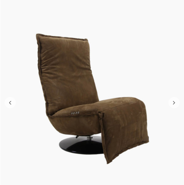 Relaxsessel LOOS elektrisch verstellbar incl. Akku Leder Vintage cognac