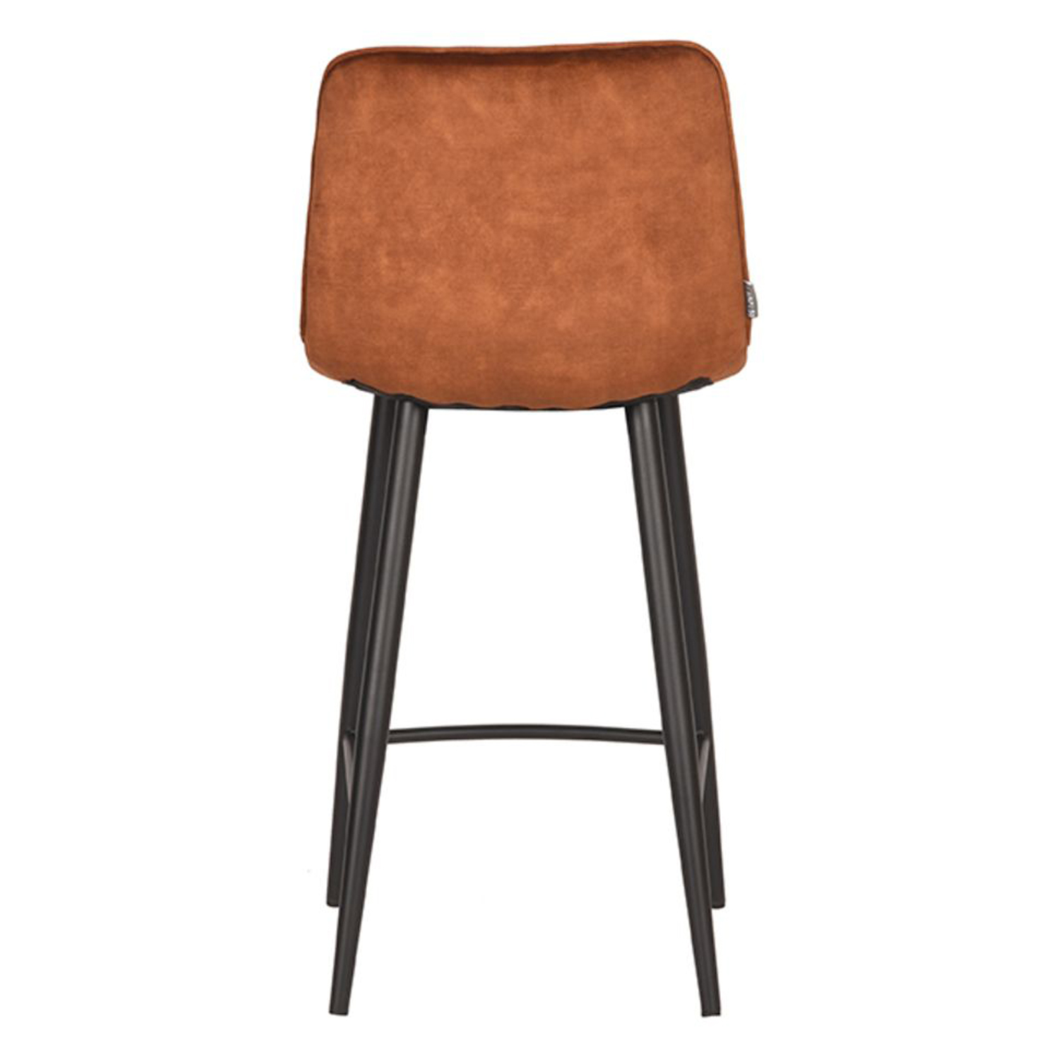 Barhocker Jelt Samt ocker SH 65 cm Barstuhl