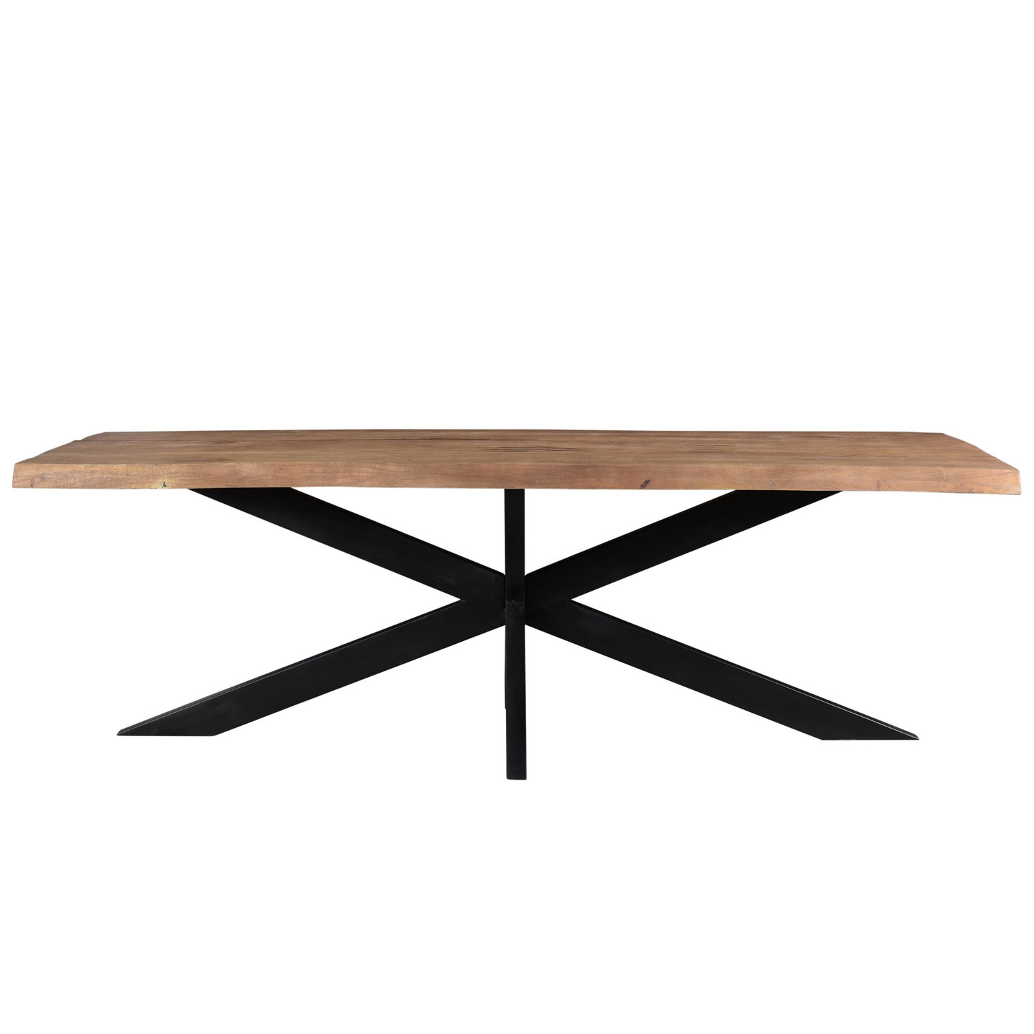 Esstisch Spider Baumkante 220 x 100 cm Mangoholz