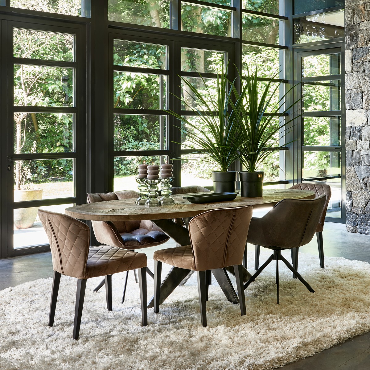 Rivièra Maison CARNABY Armlehnstuhl drehbar Pellini Coffee