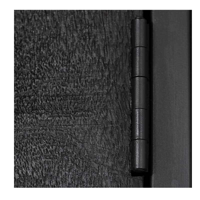Industrie Regal JOHN 150 cm Mango Massivholz schwarz Bücherregal