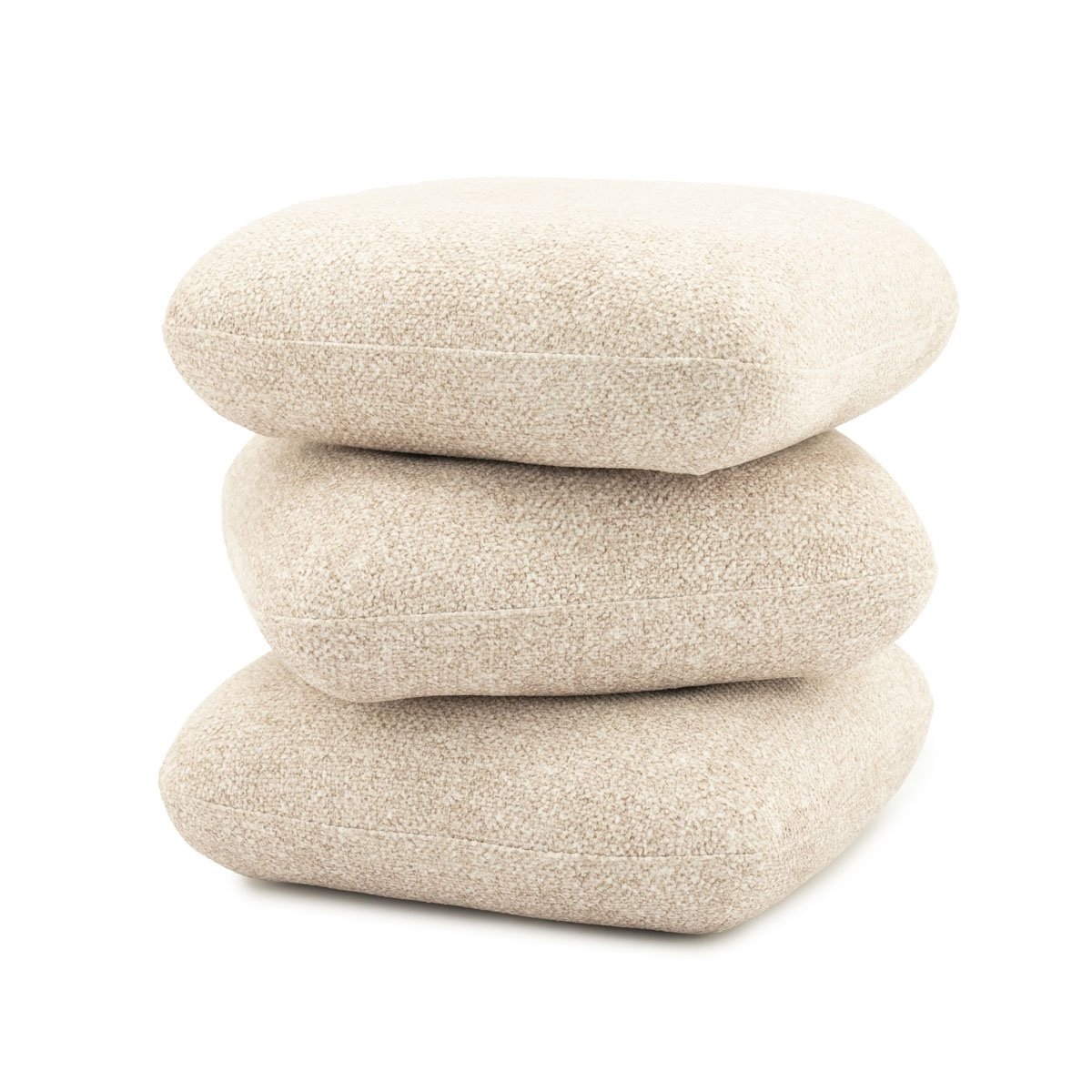 Pouf Pillowscape H 44,5 cm beige Hocker Sitzhocker