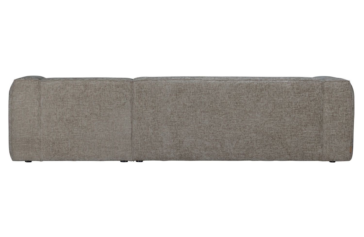 Ecksofa BEAN Melange travertin Longchair rechts