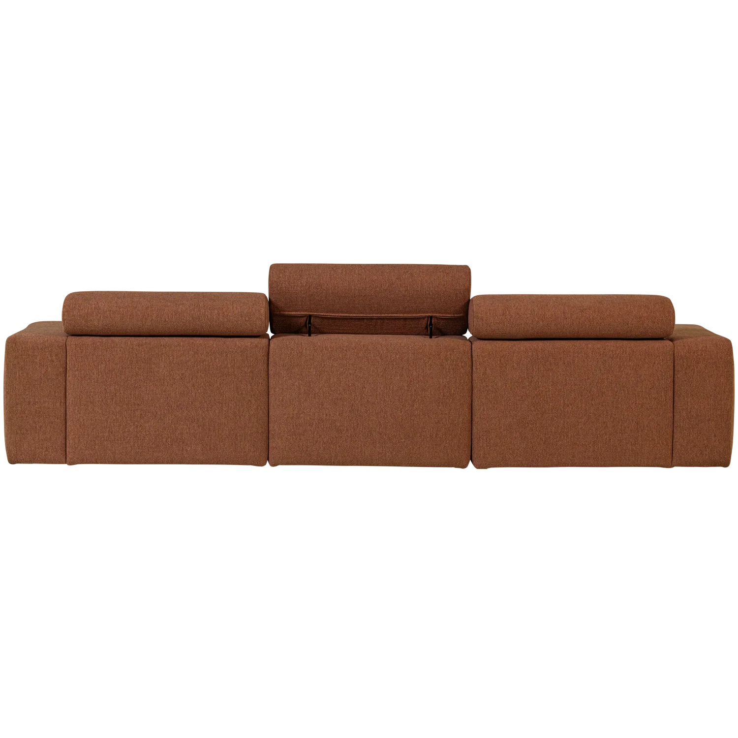 Ecksofa Sofa NOVI Bezug Bouclé terra Chaiselongue rechts
