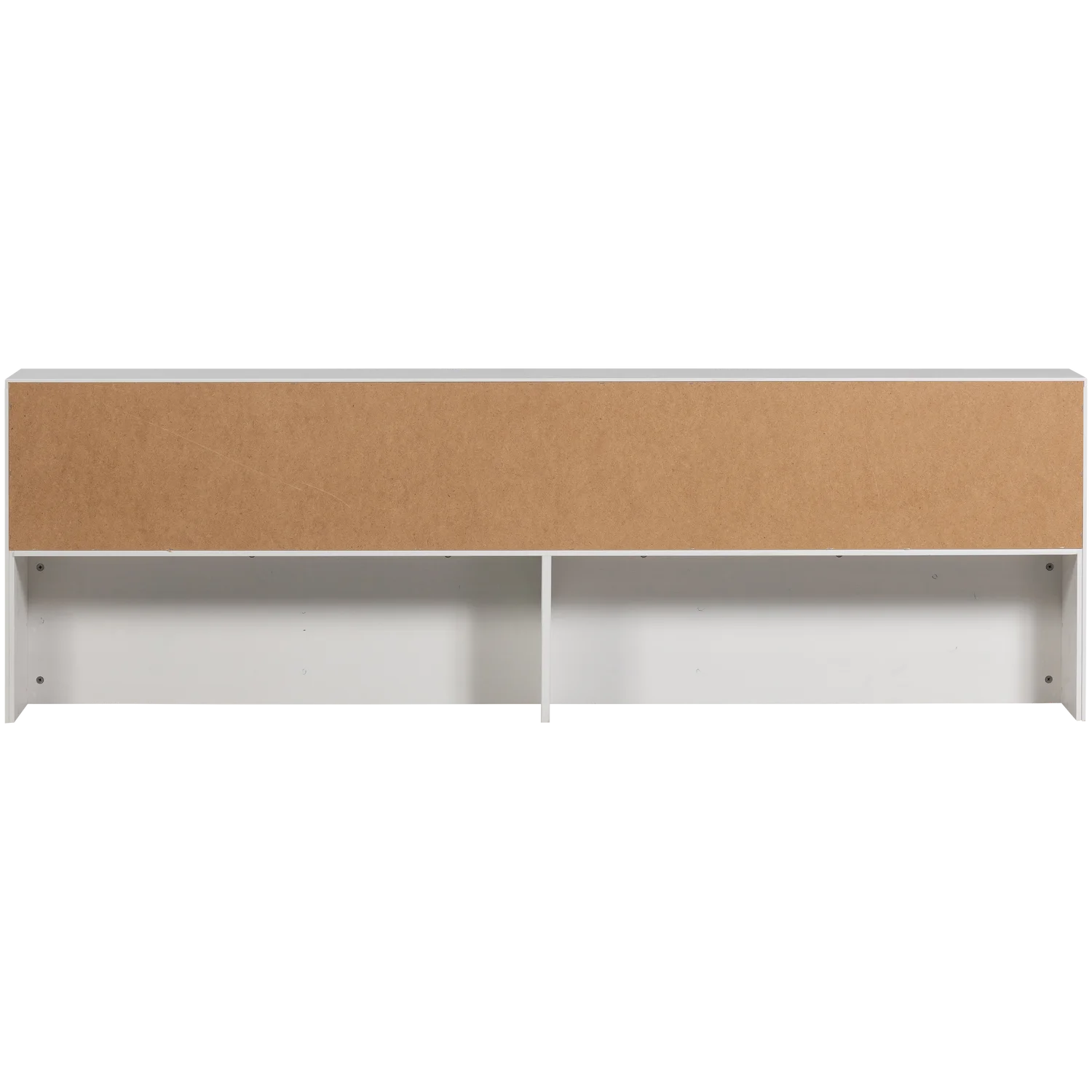 Einzelbett offen CARTER weiß 200 x 90 cm Kiefer Massivholz Bett