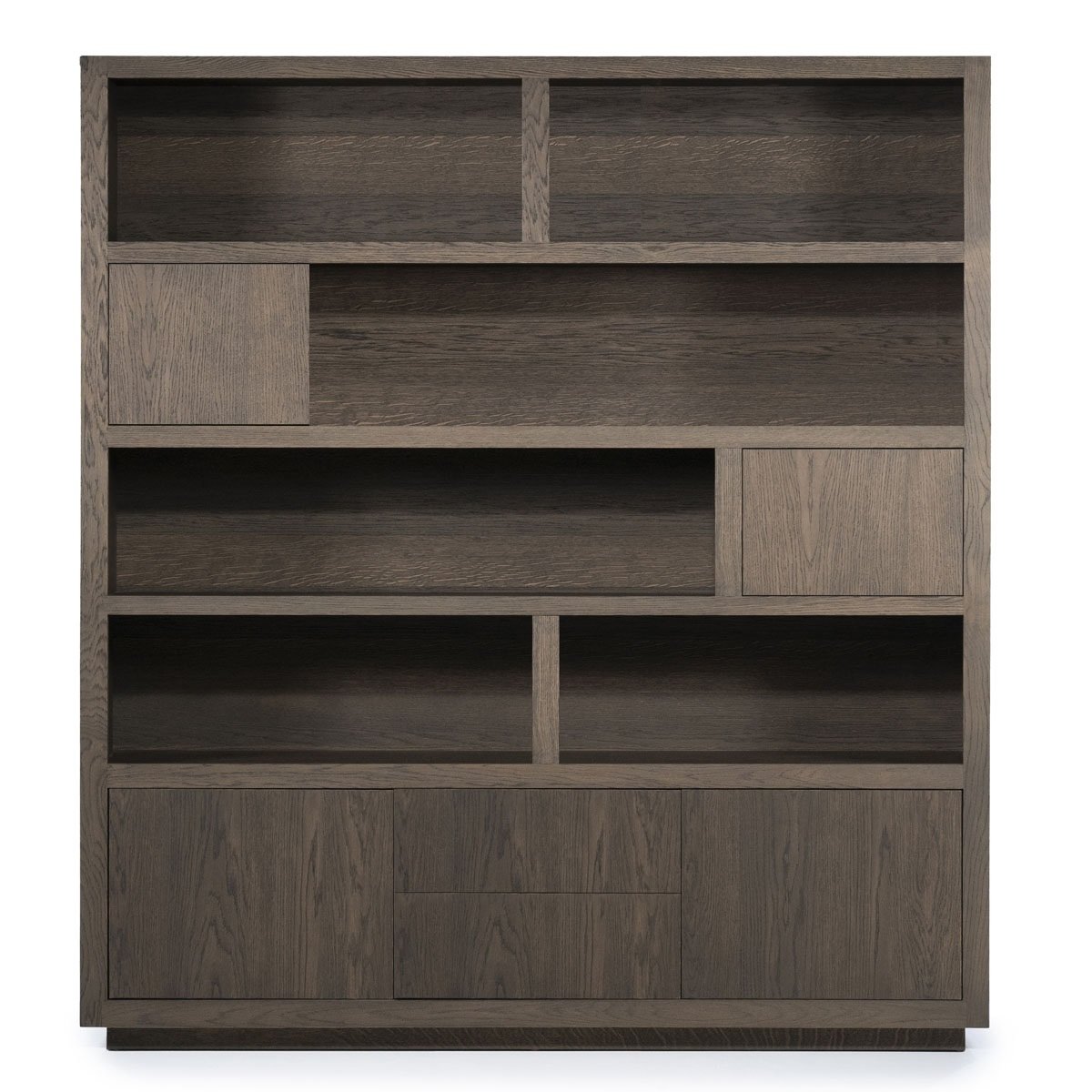 Schrank Bücherschrank Helsinki B 200 cm braun Eiche