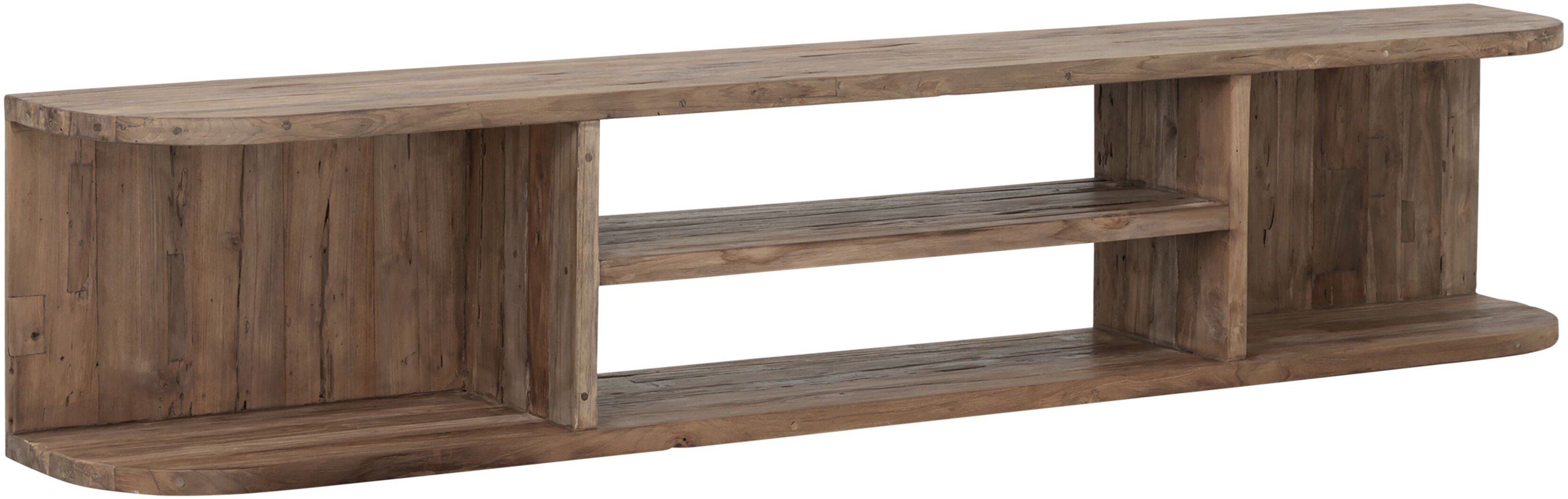 TV Möbel Rush 200 cm rustikales Teakholz Lowboard