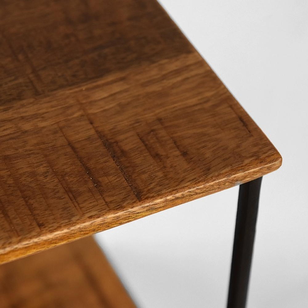 Industrie Regal Wandregal 80 x 50 cm Mango Holz