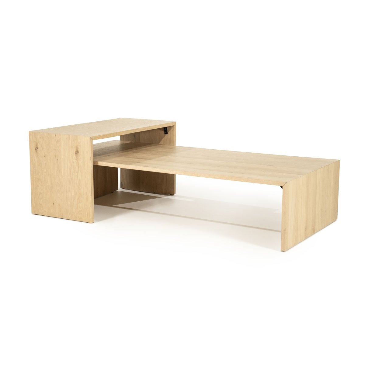 Couchtisch Set Flo Eiche braun hell