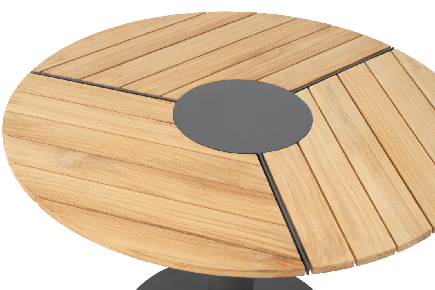 Gartentisch Peace Ø 110 cm rund Teakholz  