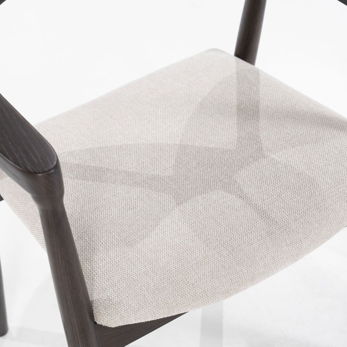 Esszimmerstuhl Stuhl Yorick Armlehnstuhl Esche Holz dunkelbraun