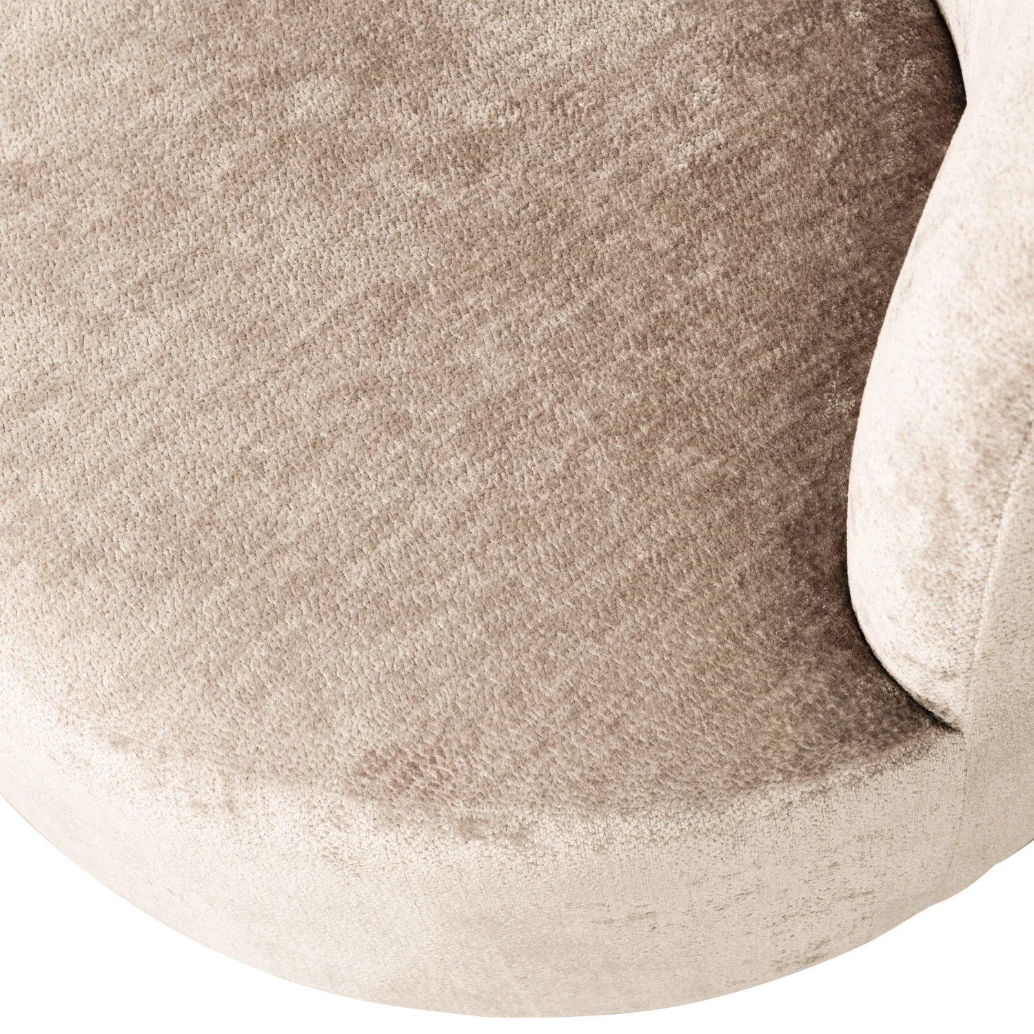 Sessel POPULAR WENDUNG Chenille natur Loungesessel