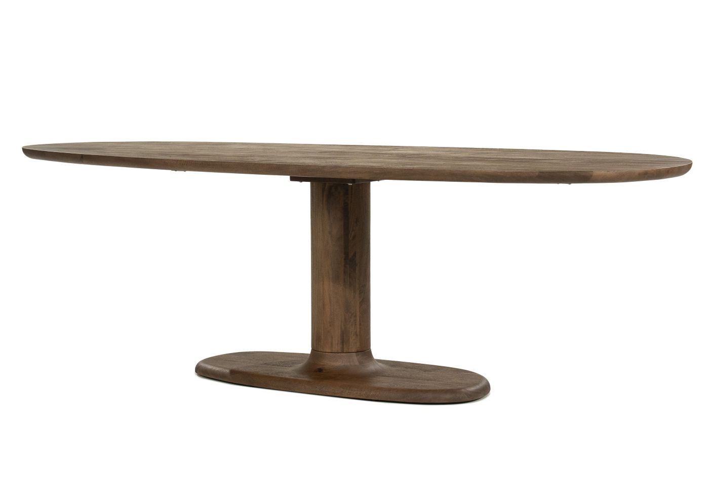 Esstisch Coco oval 240 x 110 cm Mango Massivholz 
