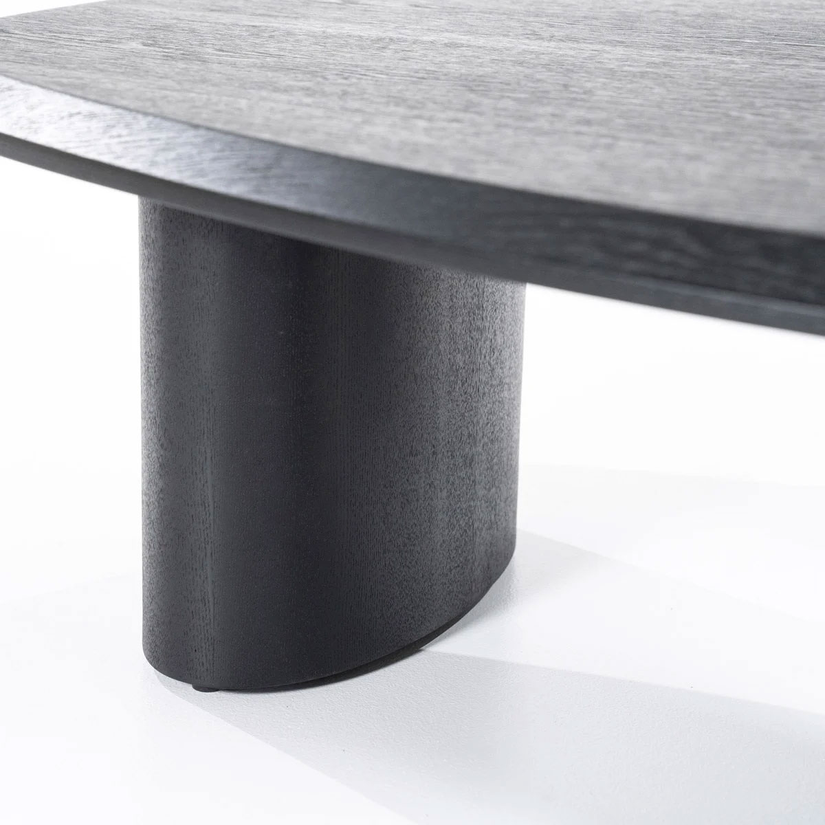 Couchtisch MALON 106 x 88 cm Eiche schwarz  