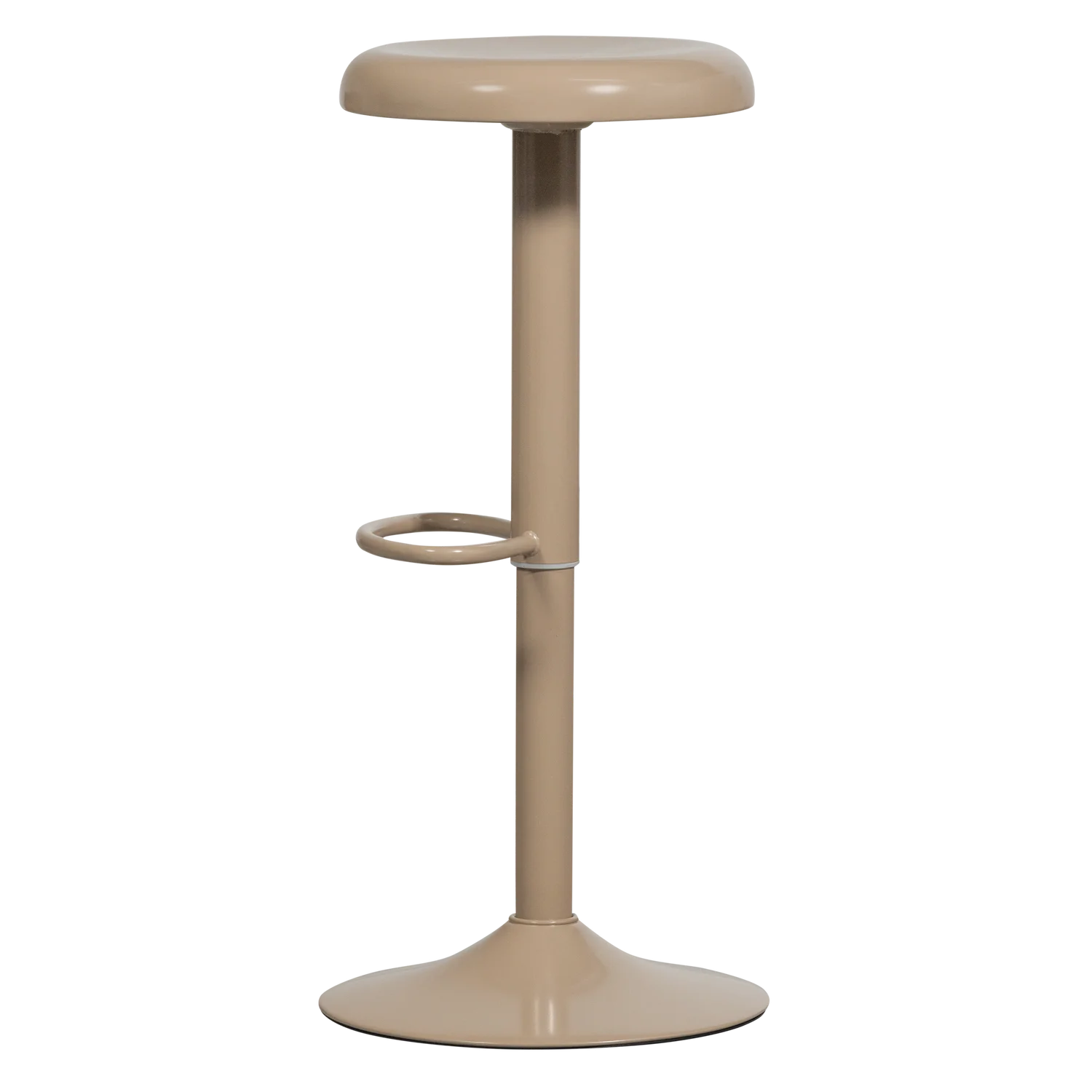 Barhocker ISAAC SH 61-81 cm höhenverstellbar Metall sandfarben Barstuhl