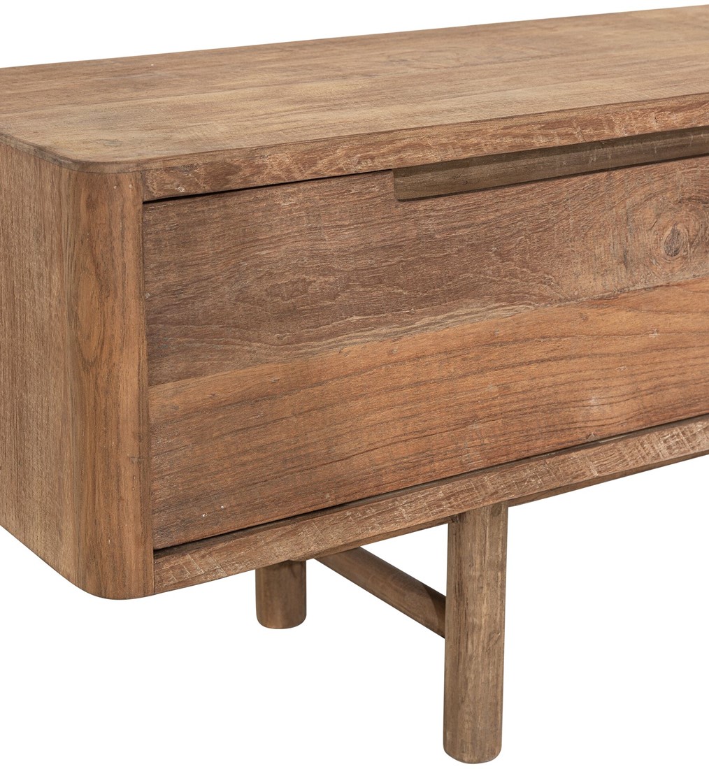 TV Möbel Bliss No 1 200 cm recyceltes Teakholz Lowboard