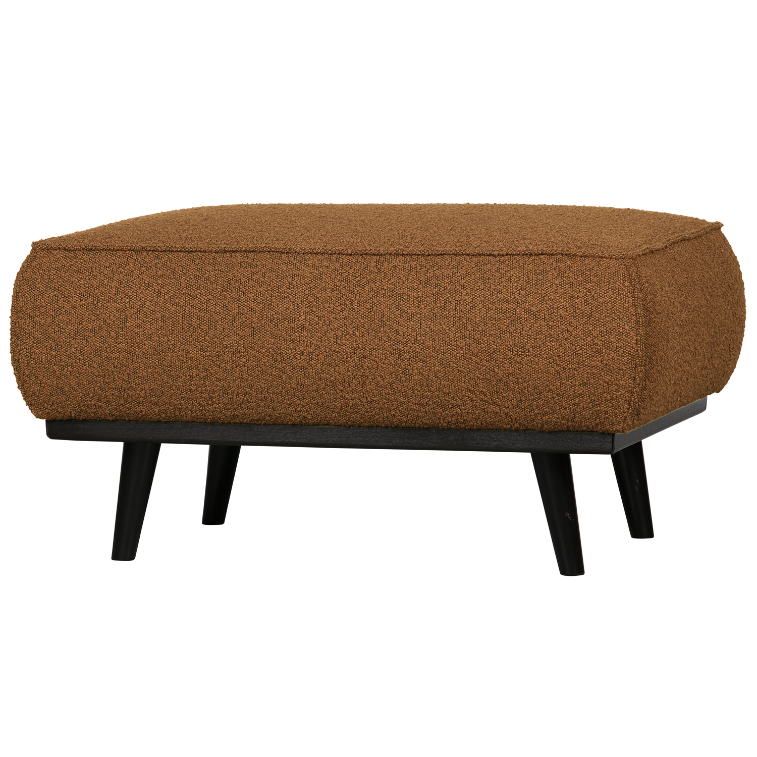 Hocker Polsterhocker Statement Bouclé butter