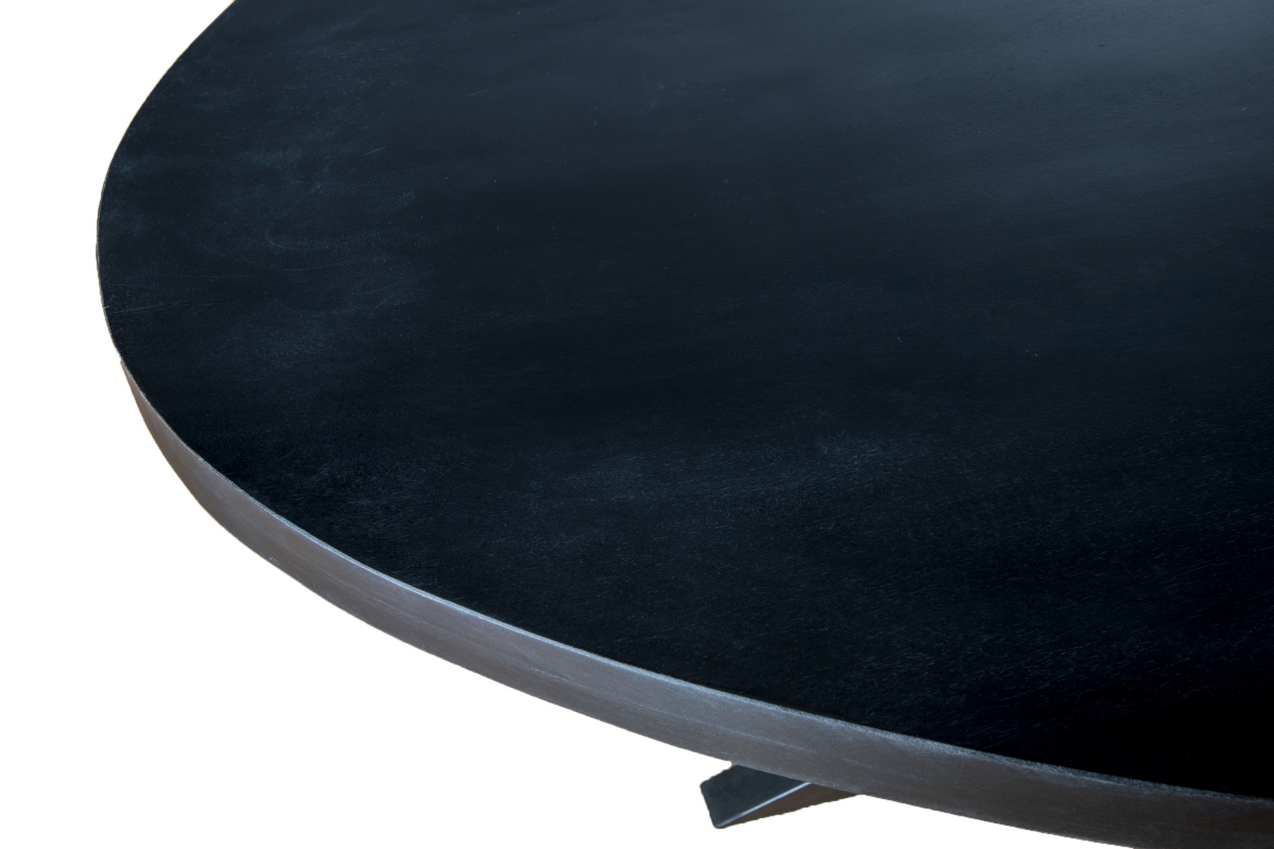 Esstisch Kala 160 x 90 cm Mangoholz schwarz