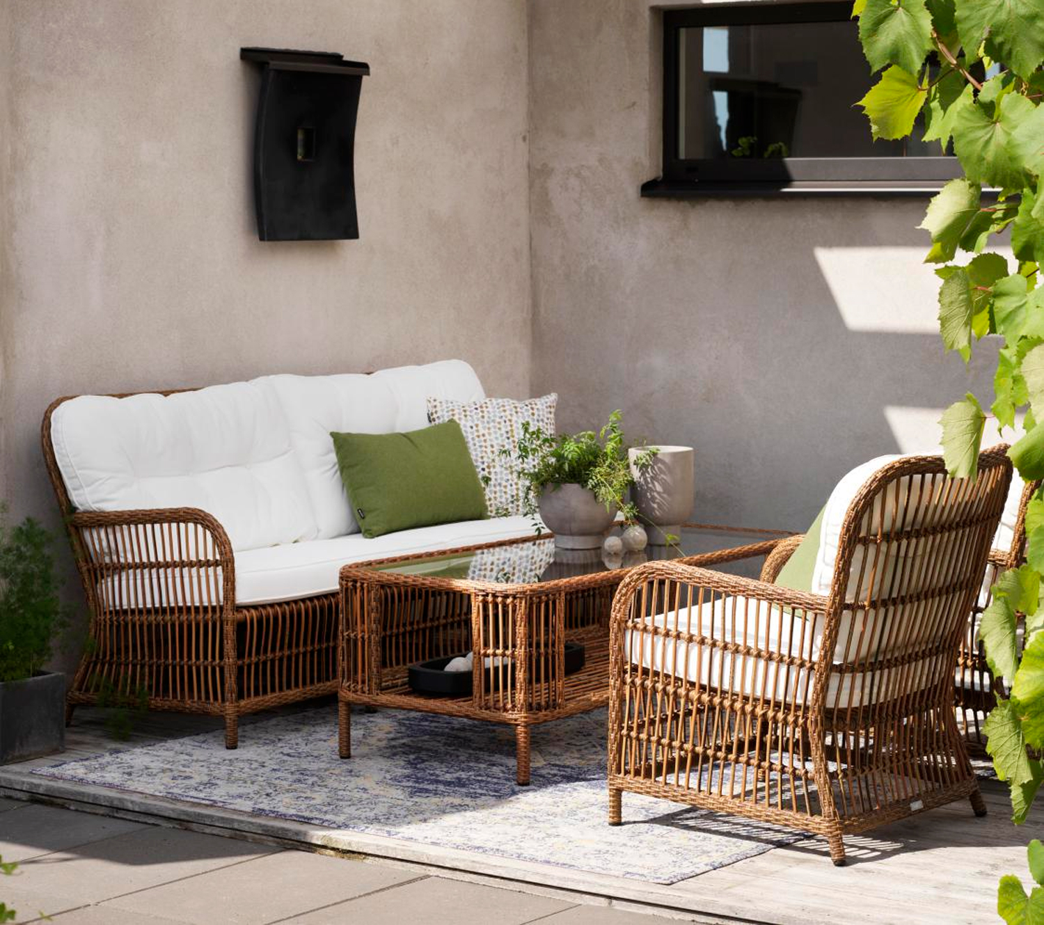 Gartensessel Anemon Lounge Chair Polyrattan