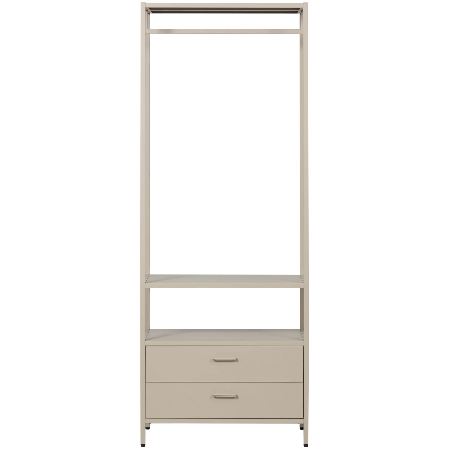 Kleiderschrank Kleiderständer Ferris B 70 cm Metall sandfarben 
