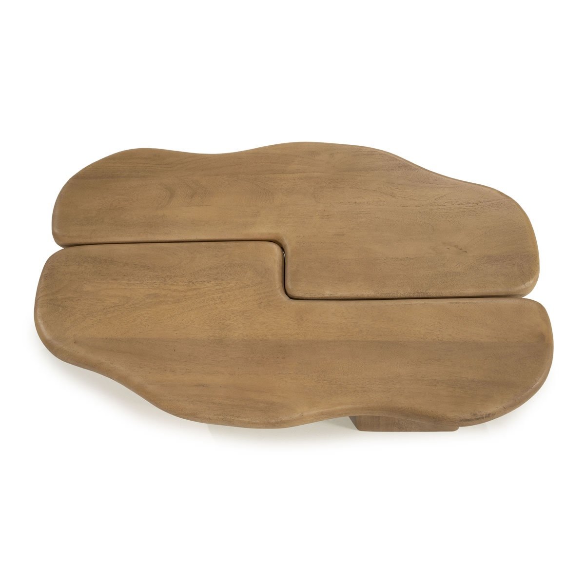 Couchtisch  2 tlg. Yuo 100 x 80 cm Mangoholz natur