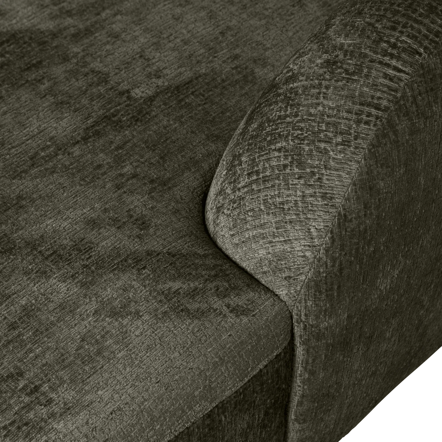 Eckgarnitur Sloping Struktur Velvet frost Ecksofa Longchair rechts