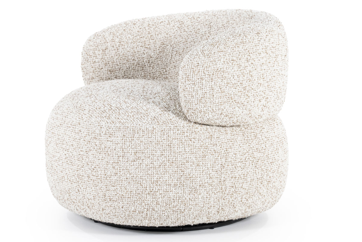 Sessel Relaxsessel Naeva beige Drehsessel