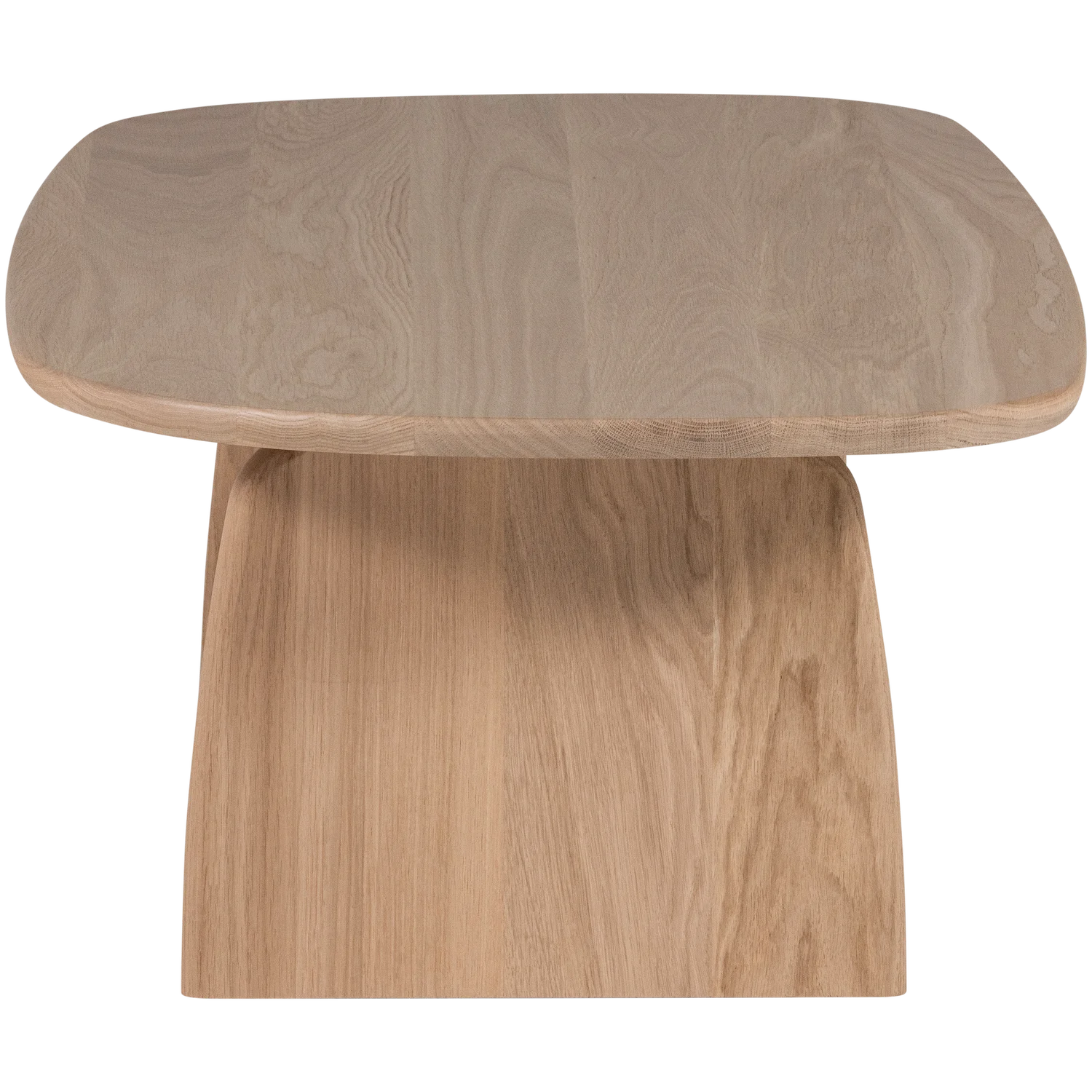 Couchtisch TABLO organisch 110 x 60 cm Eiche Massivholz Sofatisch