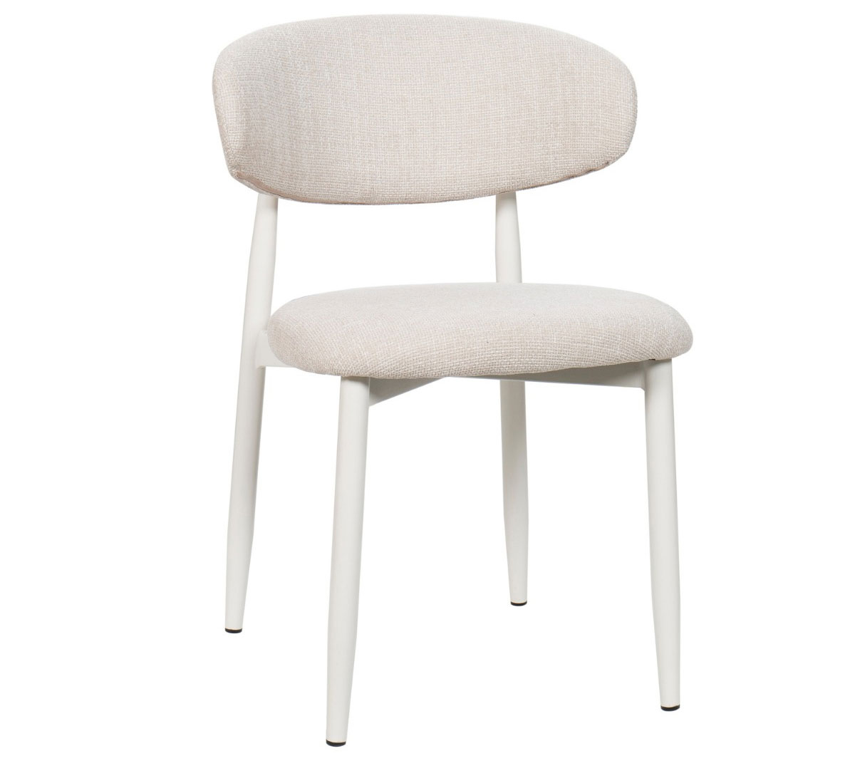 Esszimmerstuhl Stuhl NOVA weiß beige