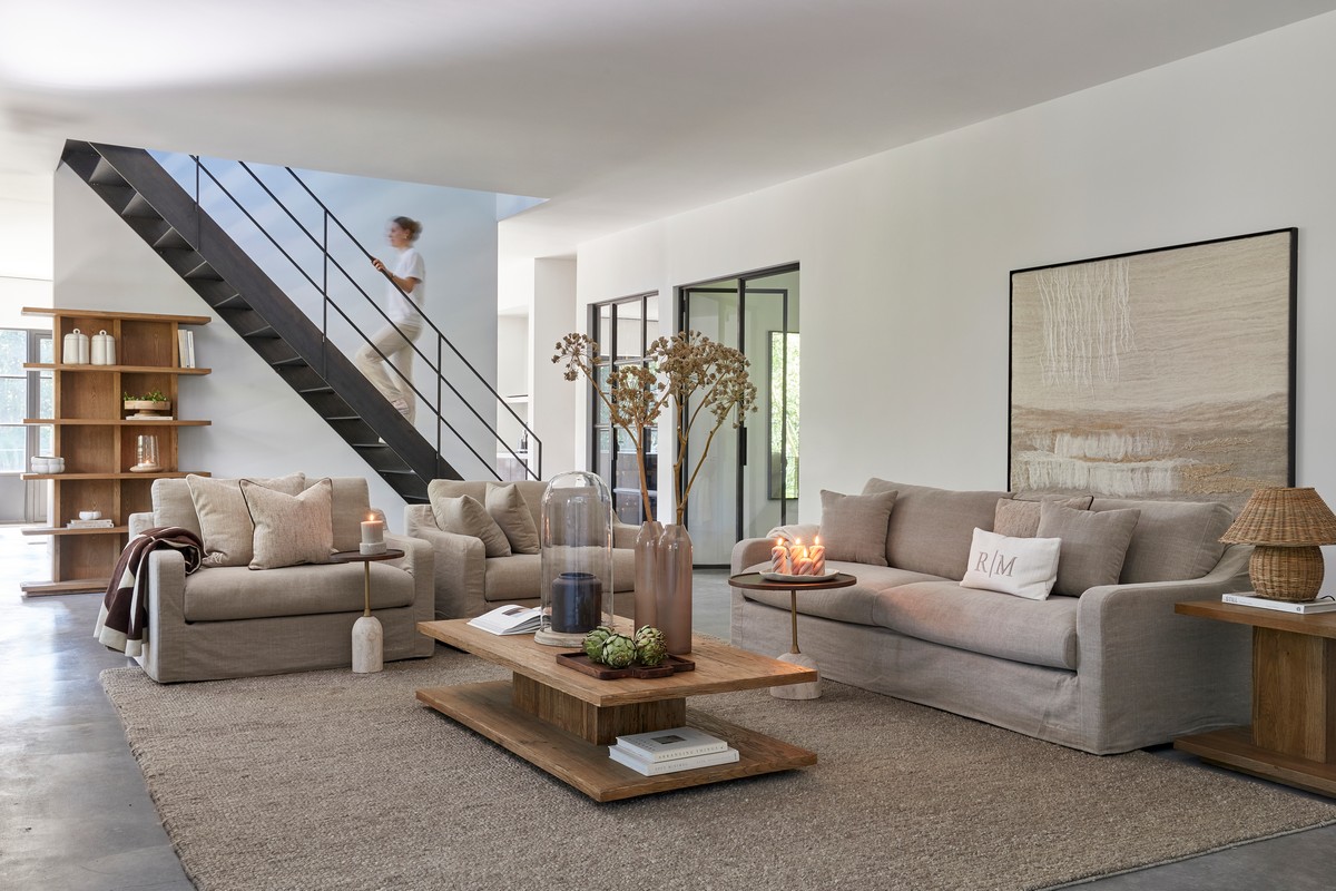  Rivièra Maison Couchtisch Vermont 160 x 80 cm Eichenholz Braun