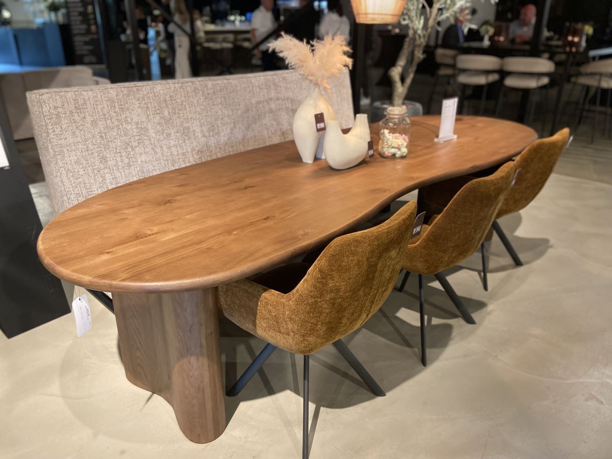 Esstisch JOSH 300 x 110 cm Eiche braun