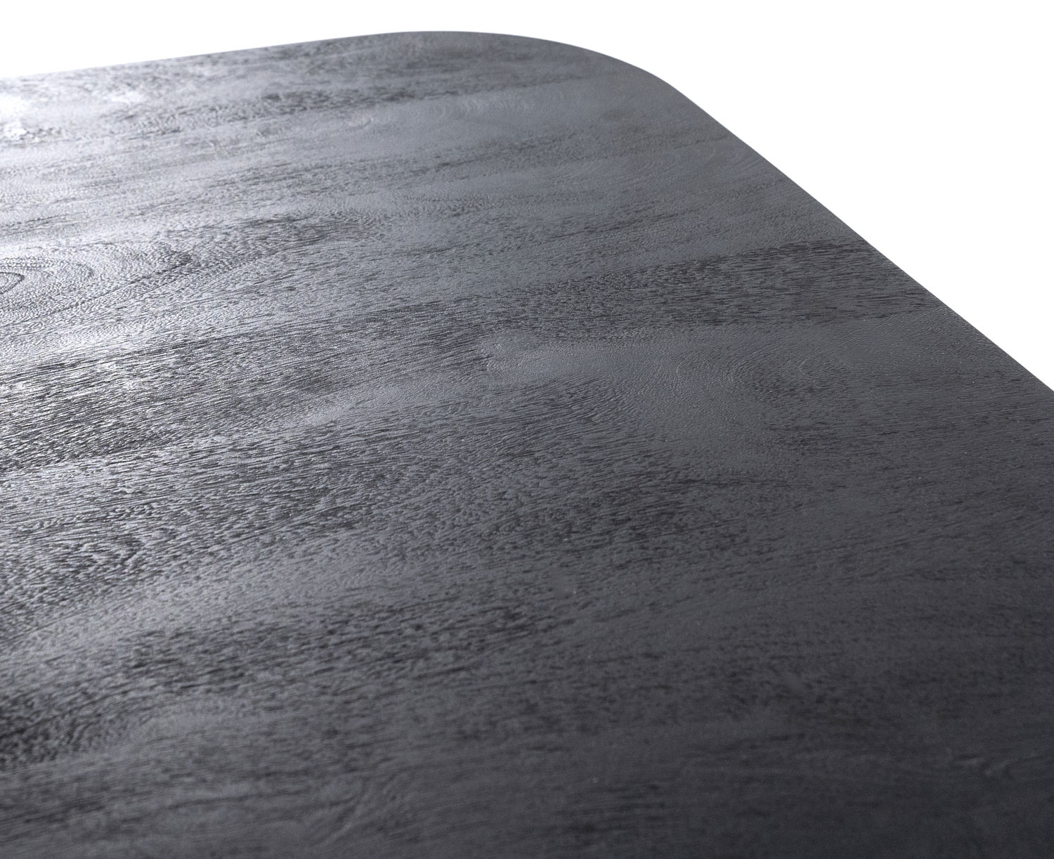Esstisch Aron 150 x 150 cm Mango Holz schwarz