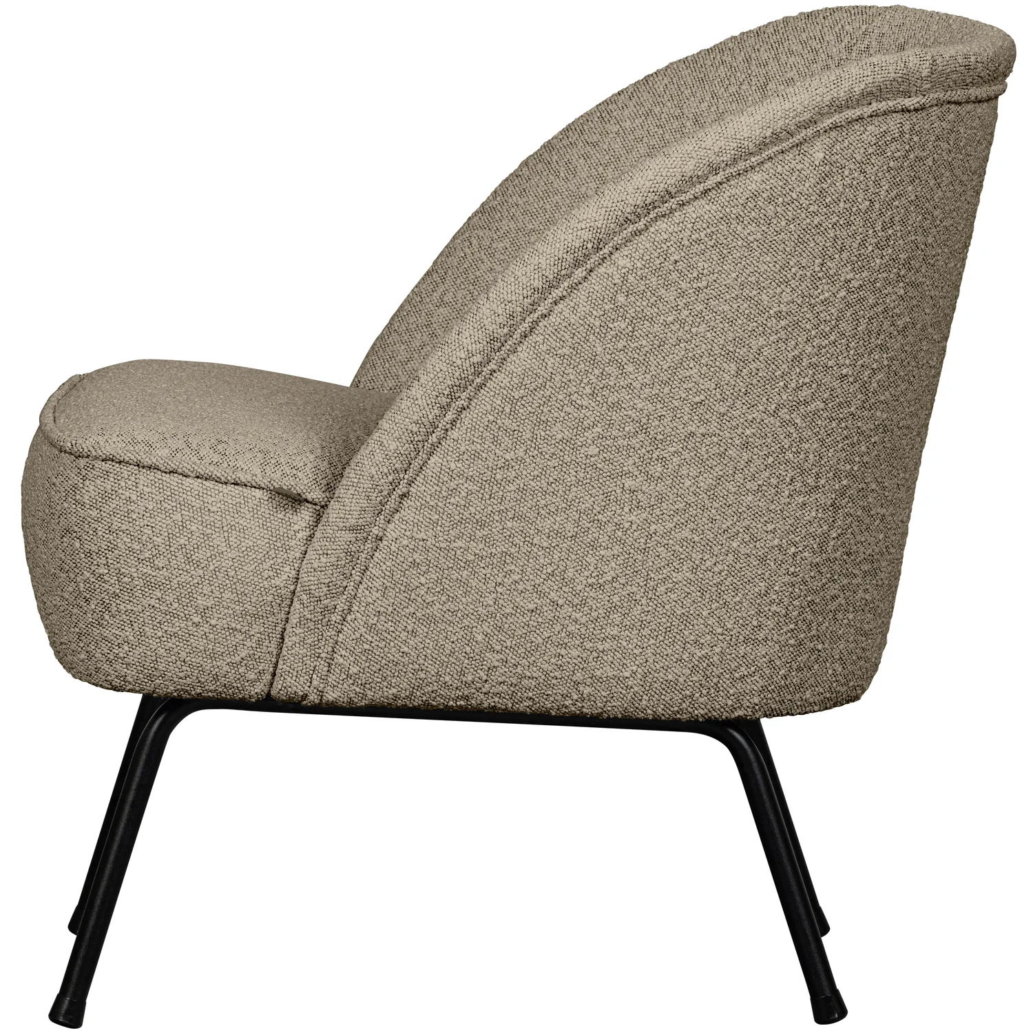 Sessel VOGUE Bouclé beige Loungesessel Clubsessel 