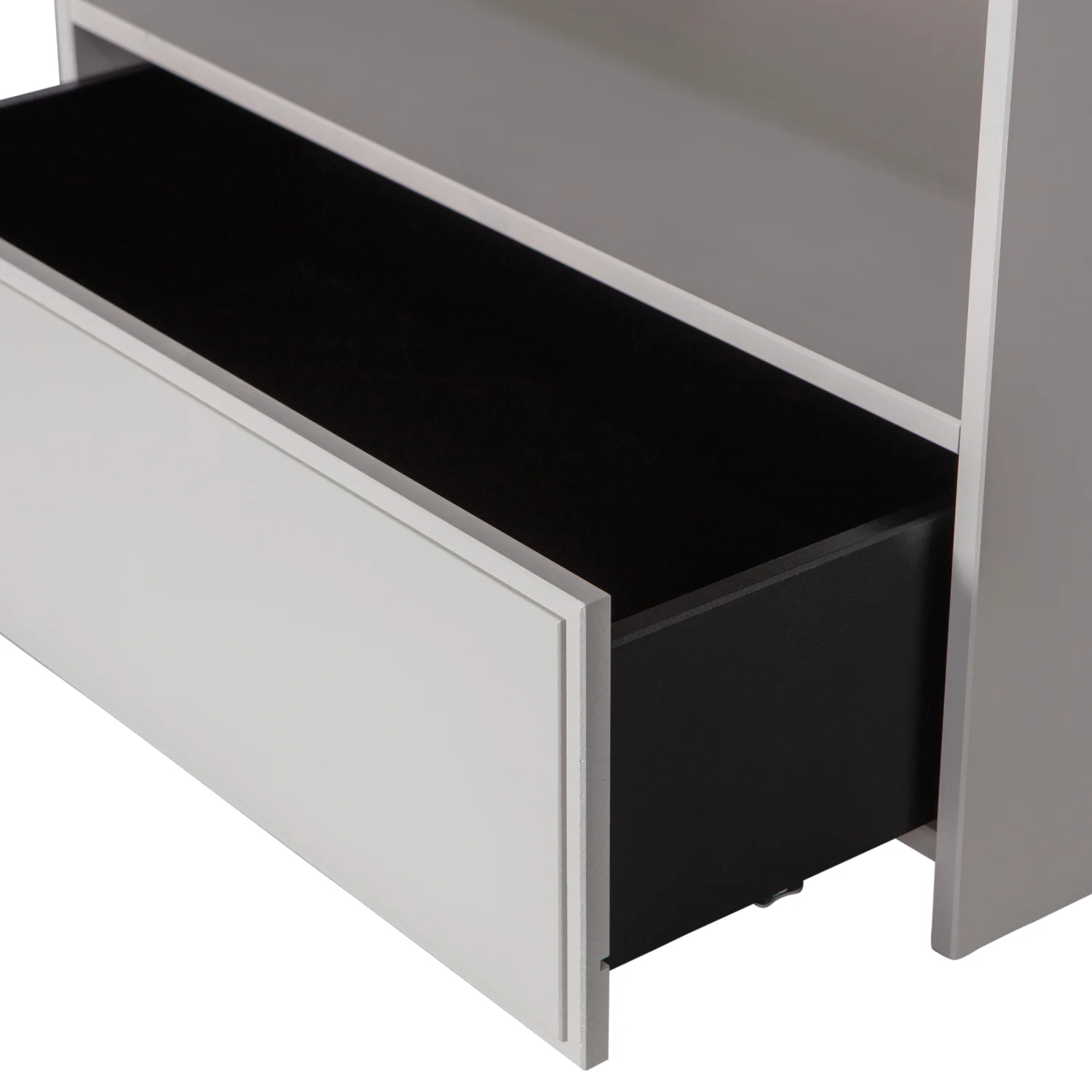 WOOOD Kommode TV Möbel YISSA 70 cm mit Schublade Kiefer grau