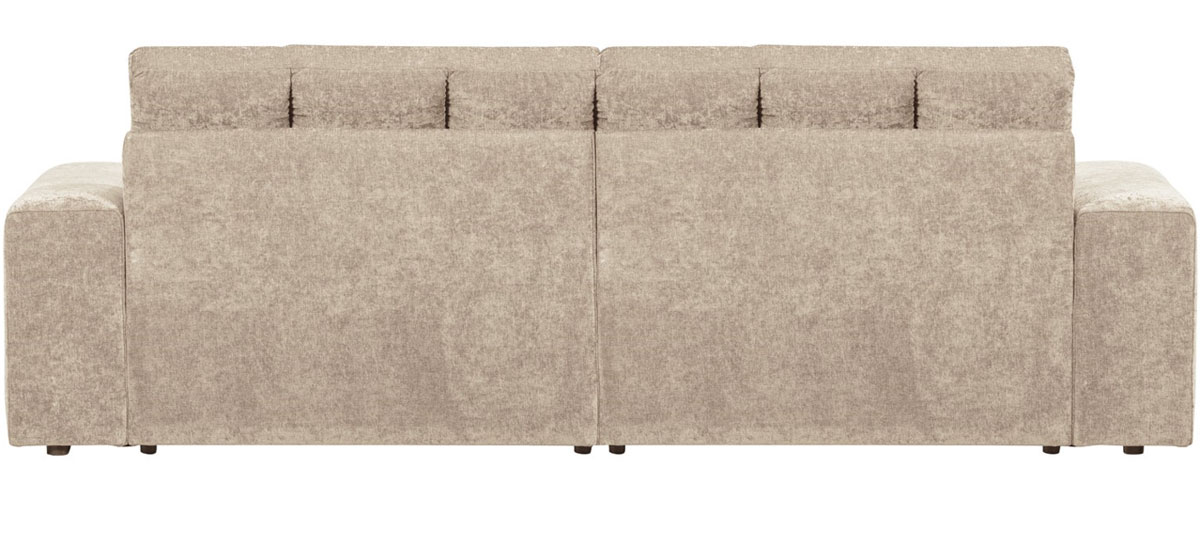 woood 2 Sitzer Sofa SECOND DATE Webstoff vintage nougat