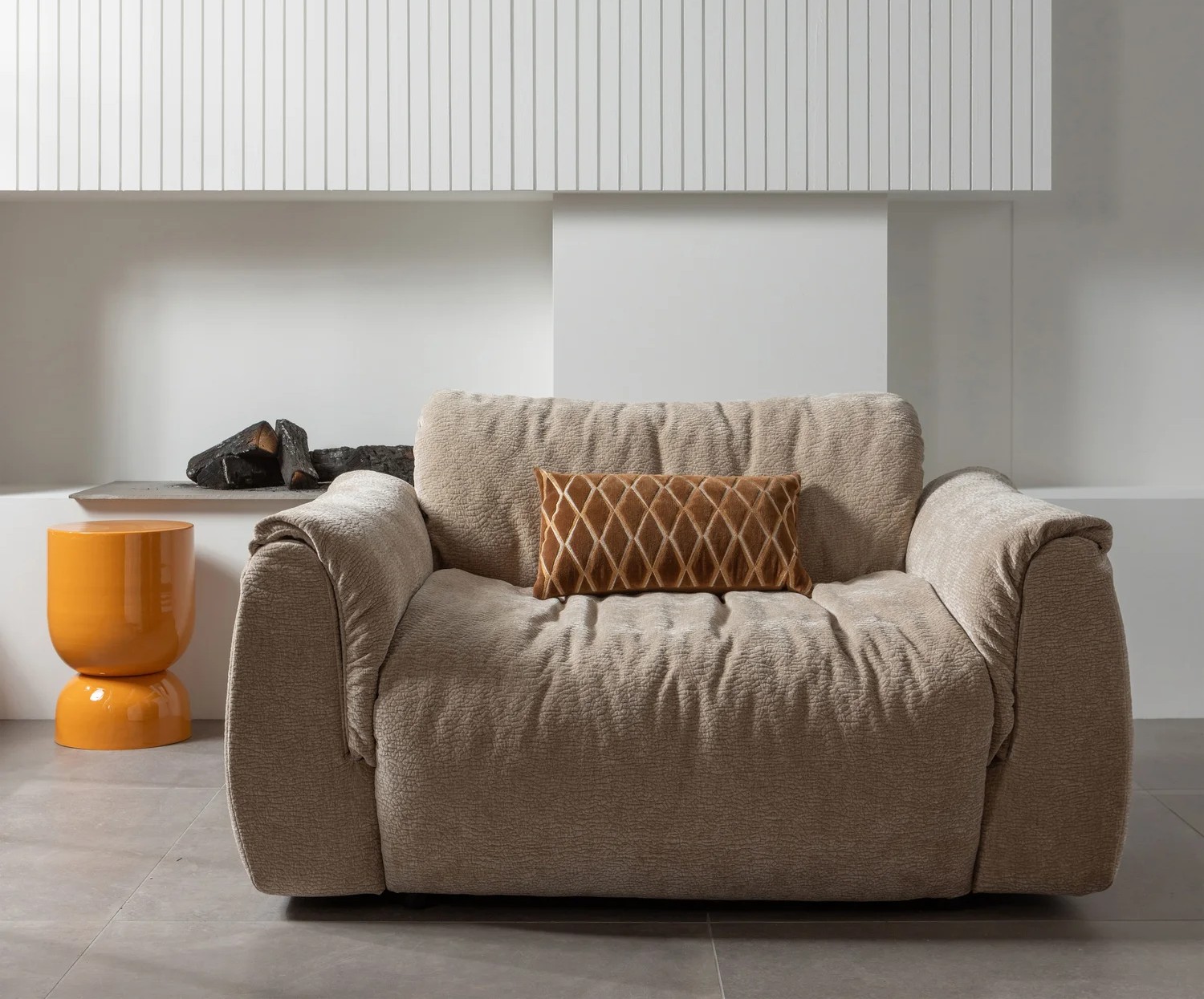Loveseatsessel Sessel BAGGY 3D Chinelle sandfarben