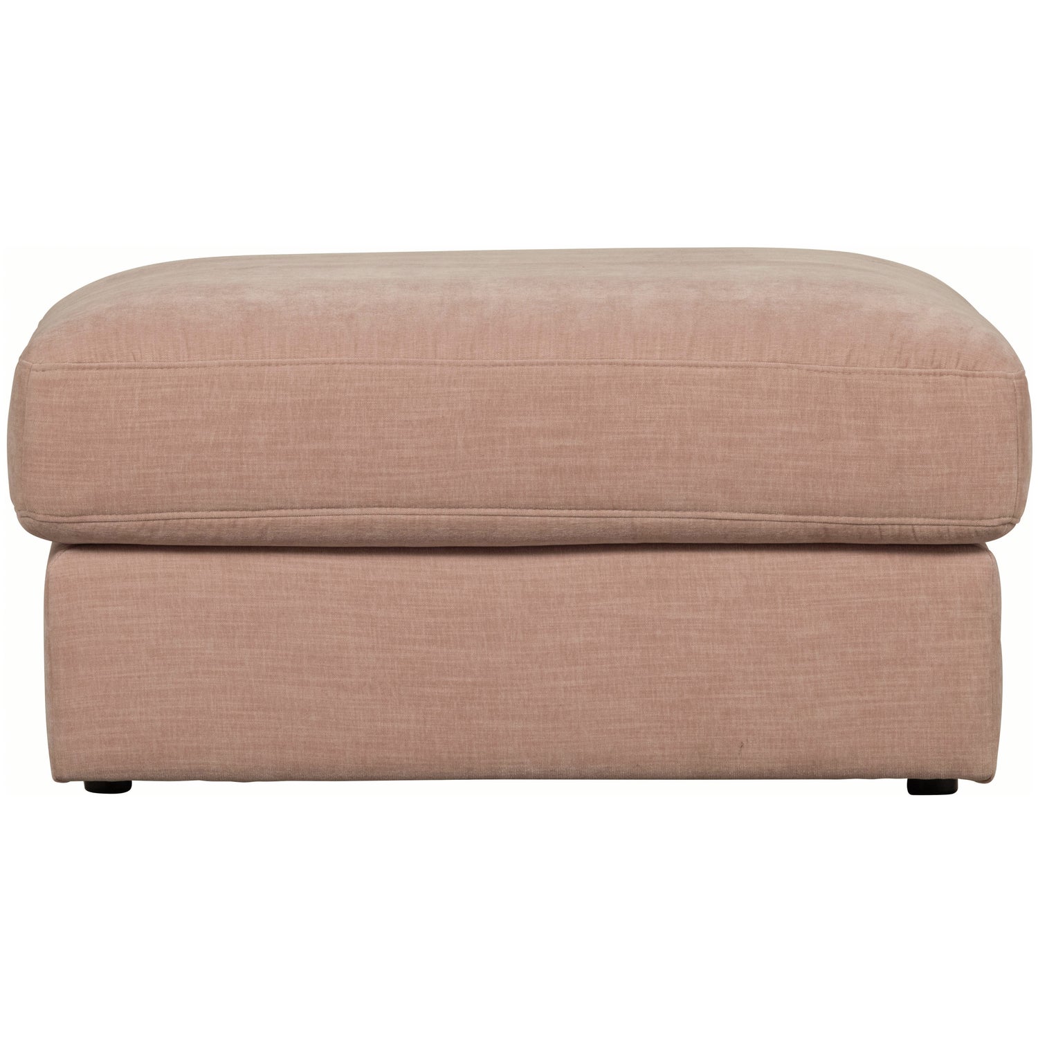 Hocker Fußhocker FAMILY Webstoff rosa