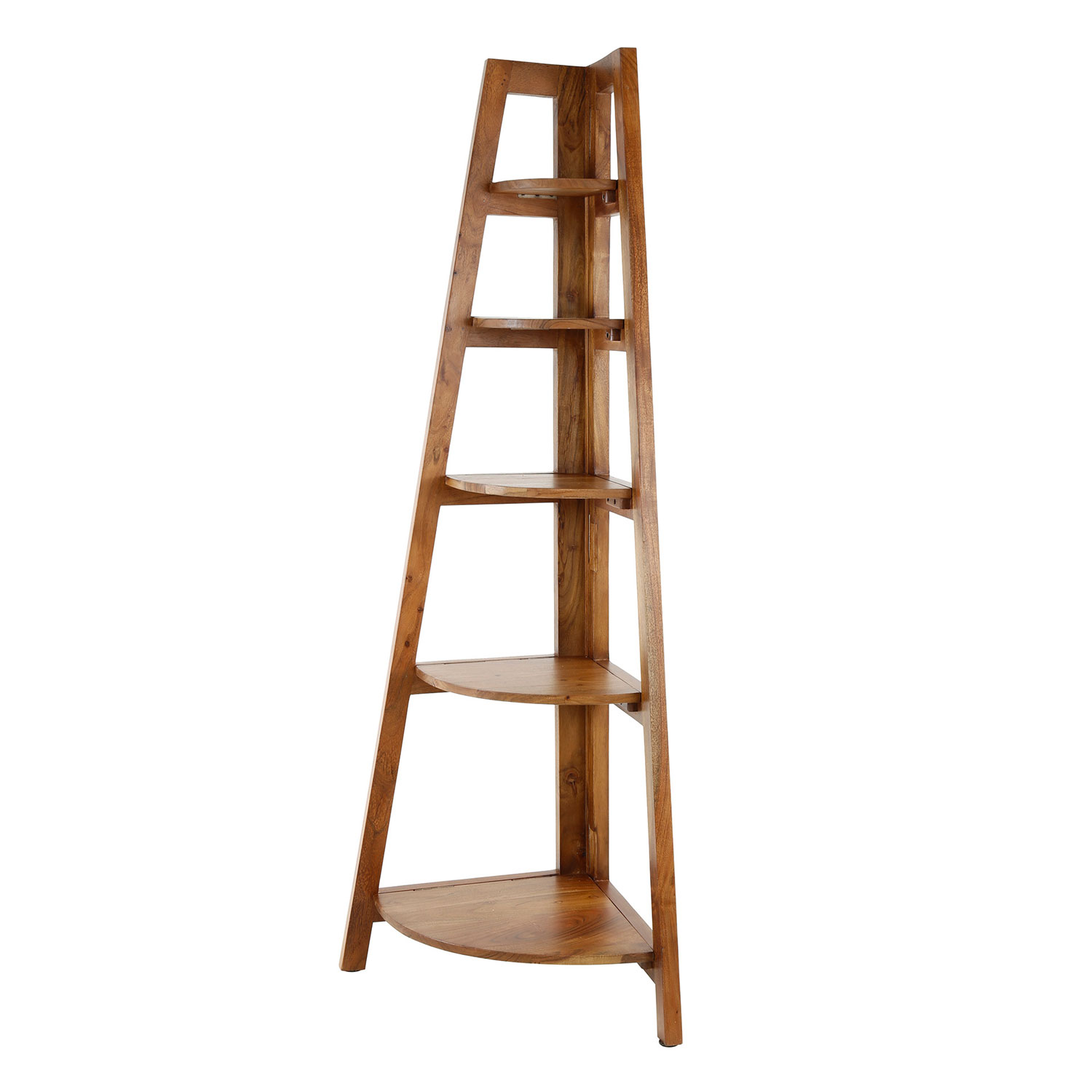 Eckregal MONELE 148 cm Akazie Regal