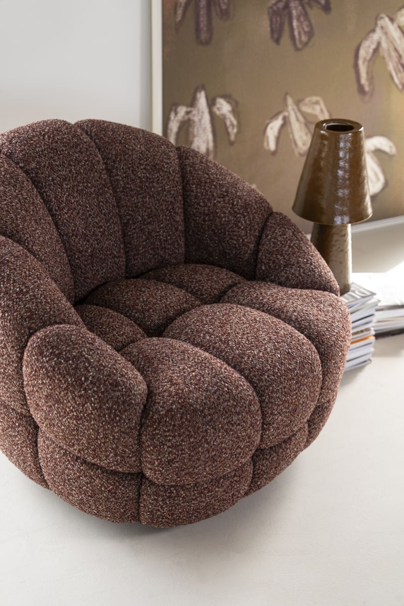 Sessel Tina Stoff rot Drehsessel Relaxsessel Fernsehsessel