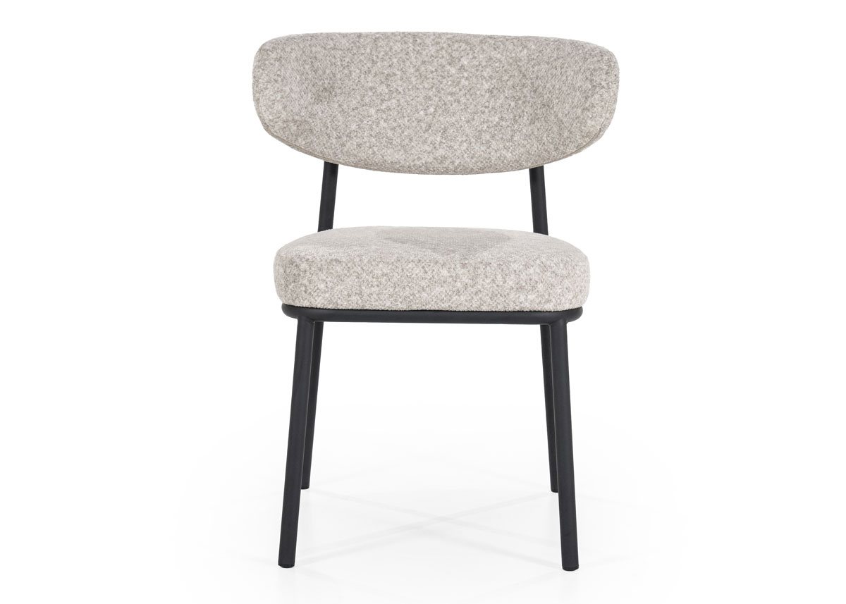 2er Set Esszimmerstuhl Stuhl Jari Bezug beige